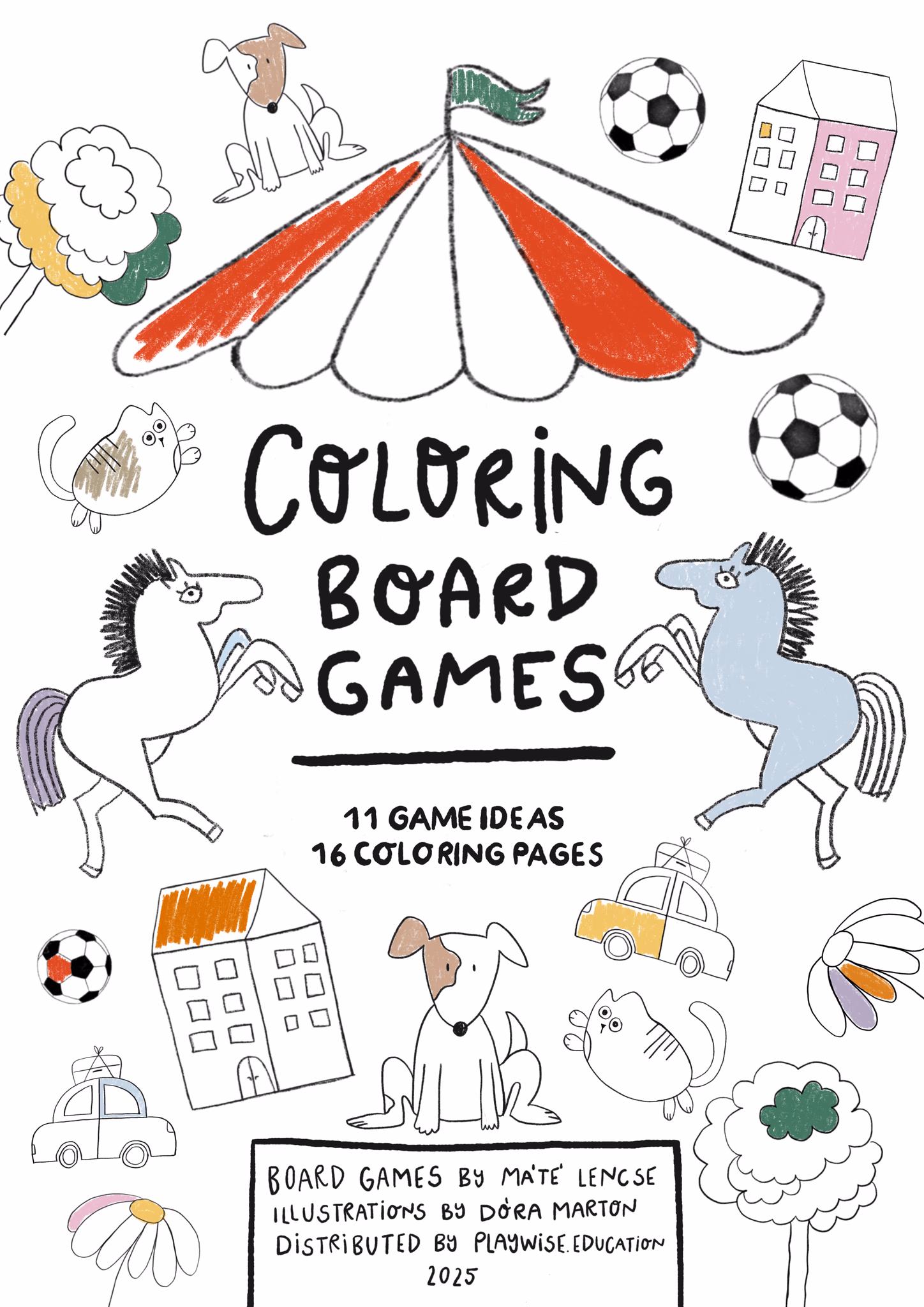 The Coloring Board Games Book